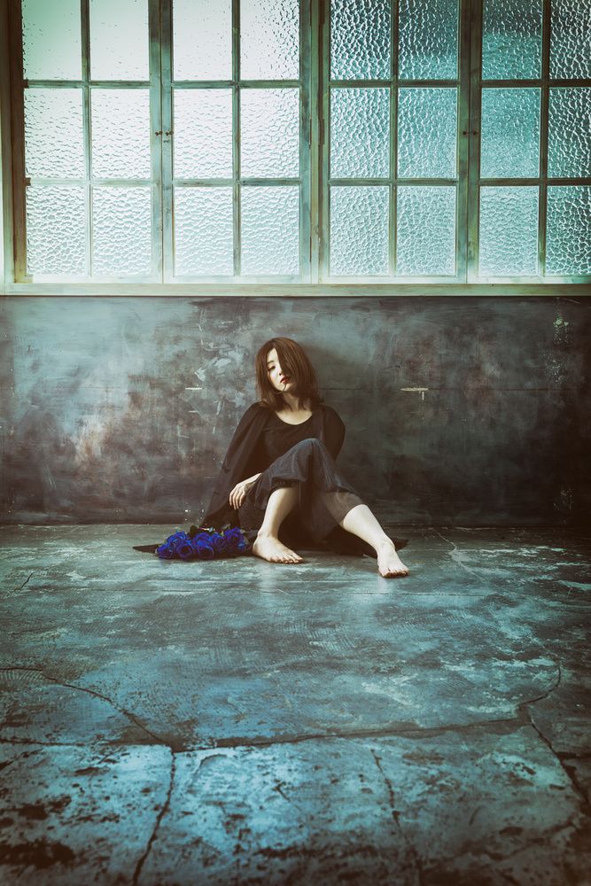 blue roses von Daisuke Kiyota