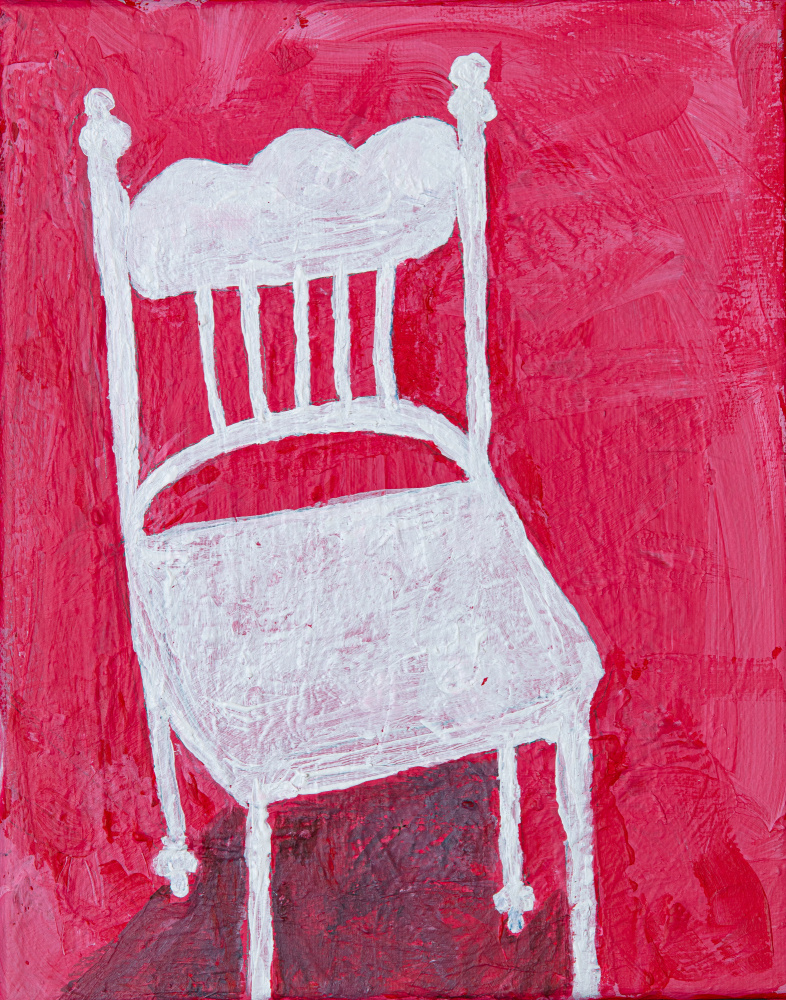 White Chair von Dale Hefer