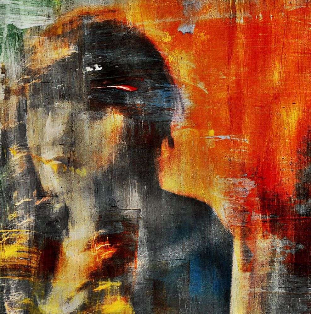 Schatten (Porträt) von Dalibor Davidovic