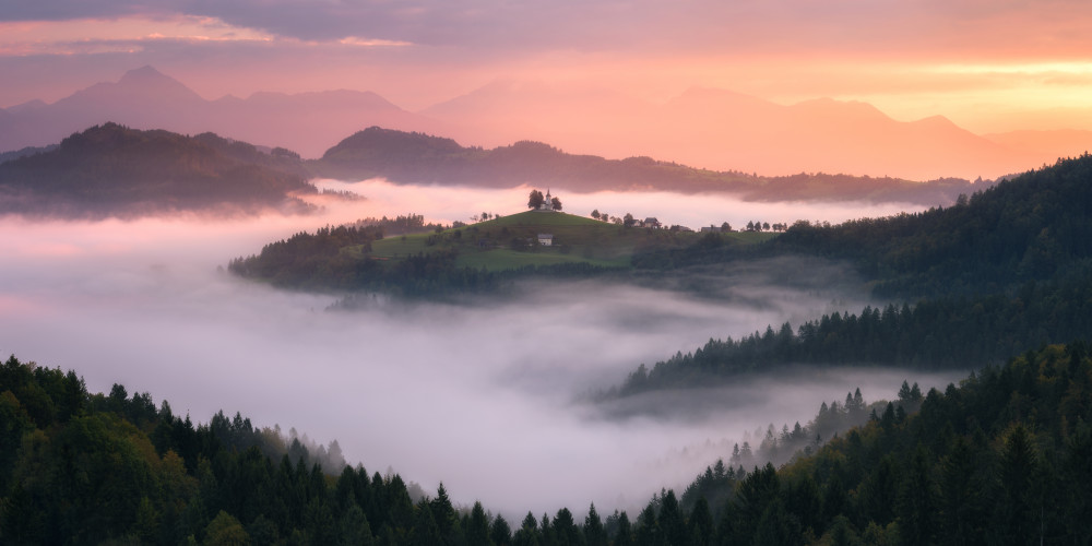 Above The Clouds In Slovenia von Daniel Gastager
