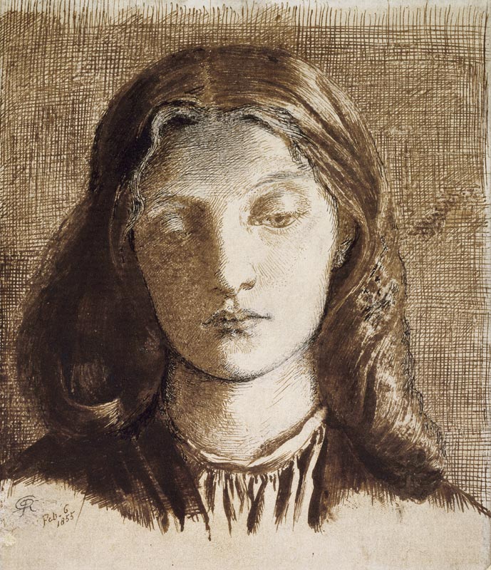 Elizabeth Siddal von Dante Gabriel Rossetti