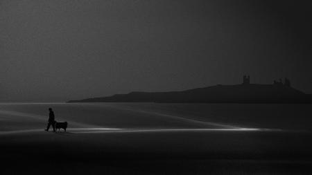 Still moonlit to Dunstanburgh