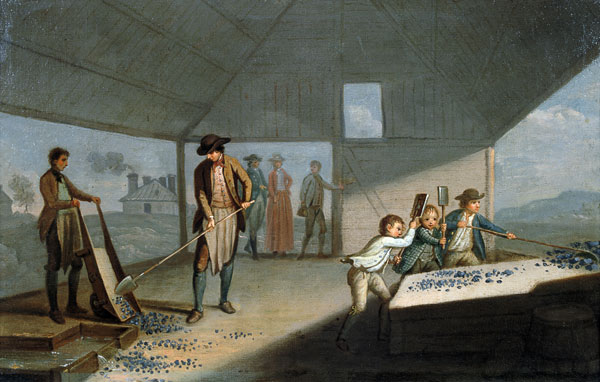 Lead Mining at Leadhills, the delivery and sorting of the lead von David Allan