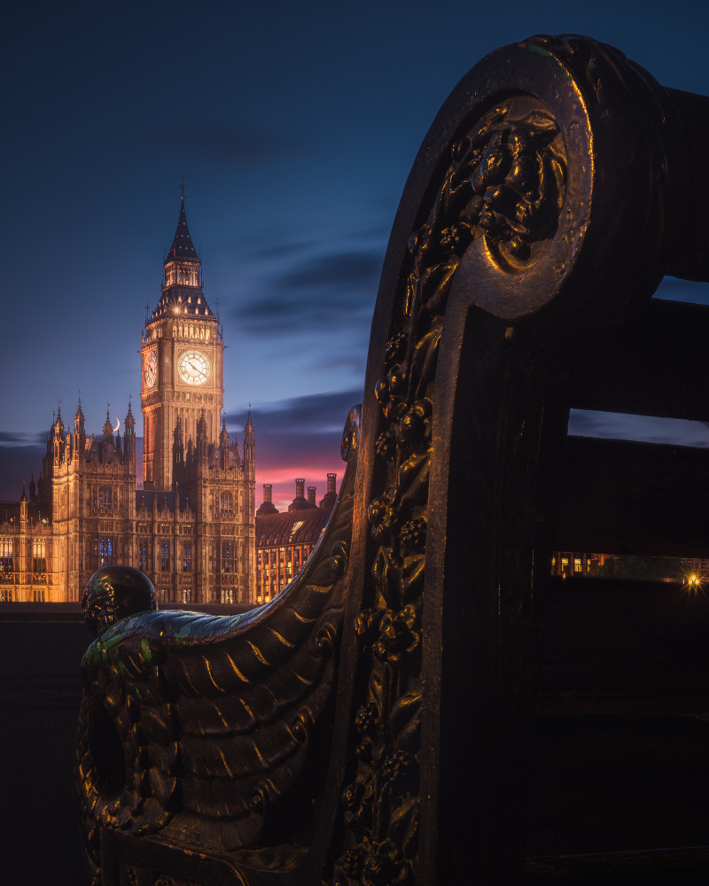 Bench with view von David George