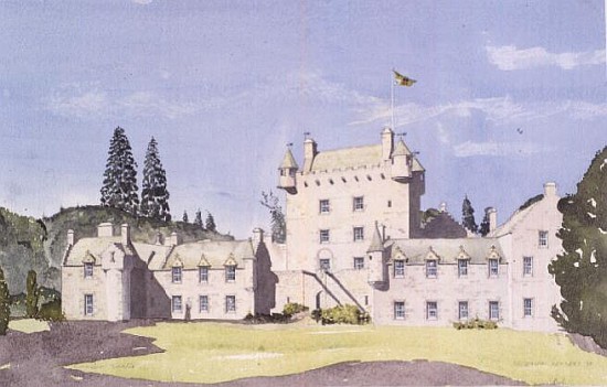 Cawdor Castle, 1995 (w/c)  von David  Herbert