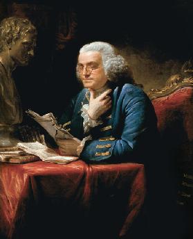 Porträt von Benjamin Franklin