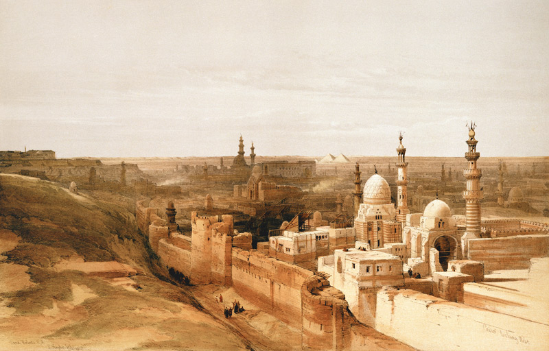 Kairo, Stadtansicht von David Roberts
