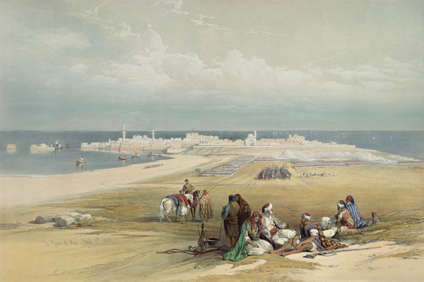 Akko, Stadtansicht von David Roberts