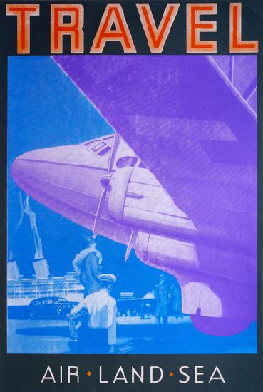 Travel: Air, Land Sea (Blue)