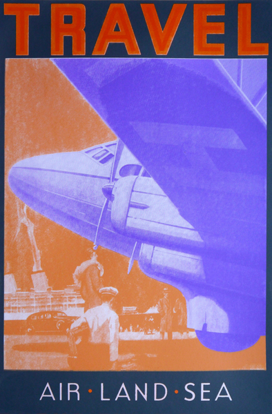 Travel: Air, Land Sea (Orange) von David Studwell