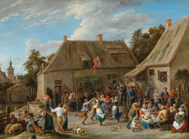 Bauernkirmes von David Teniers