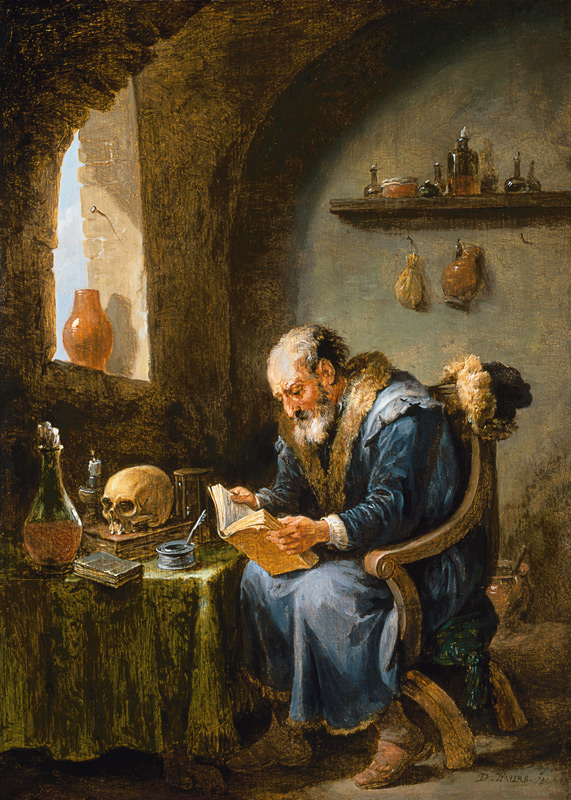The Alchemist von David Teniers