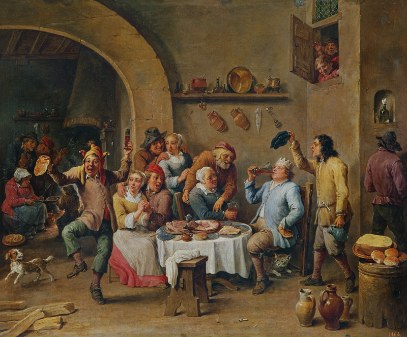 The King Drinks von David Teniers