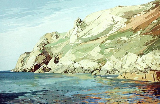 Beyond L''Etacq, 1993 (gouache on paper)  von Derek  Crow