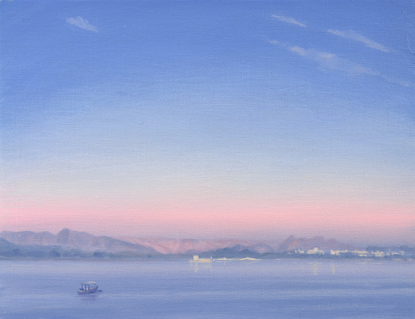 Dawn over Lake Piccola von Derek Hare