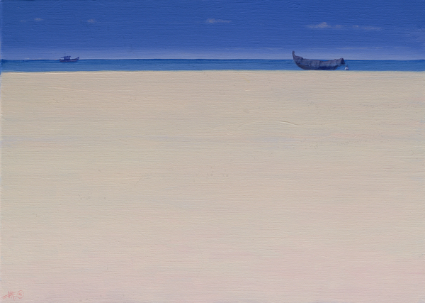 Fishing Boats at Puvar, Kerala von Derek Hare