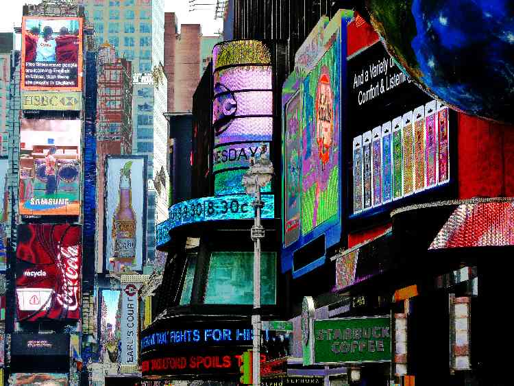 NewYork - TimesSquare von Joachim W. Dettmer