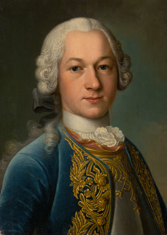 Bildnis des Hieronymus Georg von Holzhausen (1726-1755) von Deutscher (Hessischer?) Meister um 1750
