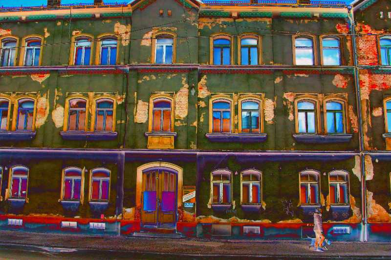 Fassade in Zwickau I März 2011 von Christophe Didillon