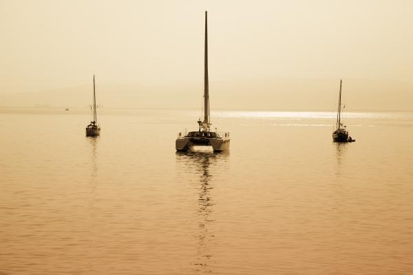 Segeln des Bootes von Diego Cervo