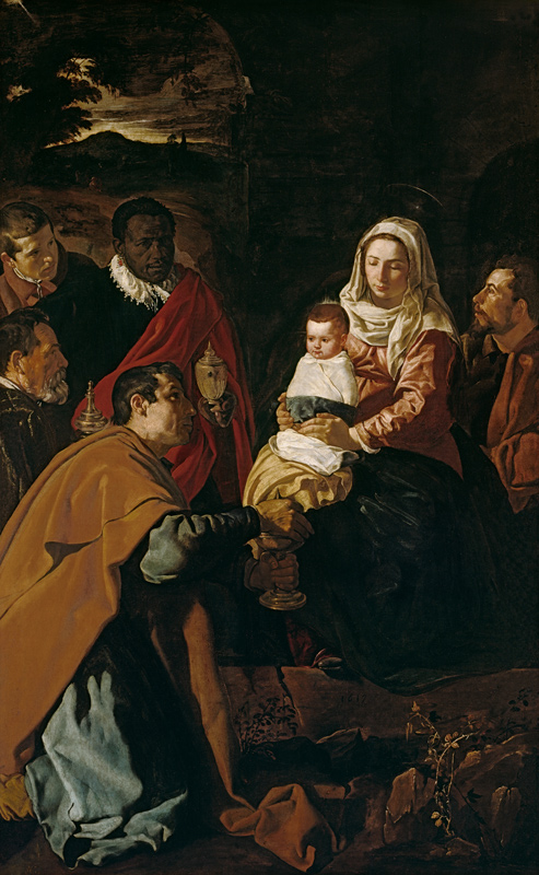 Velazquez / Adoration of the Magi / 1619 von Diego Rodriguez de Silva y Velázquez