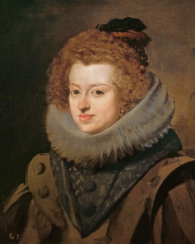 The Infanta Maria of Austria (1606-46) Queen of Hungary von Diego Rodriguez de Silva y Velázquez