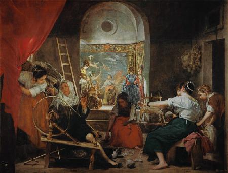 Las Hilanderas (Die Spinnerinnen, oder: Die Fabel der Arachne) 1657