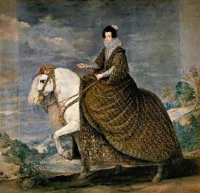 Isabella von Bourbon (Gemahlin Philipps IV.) zu Pferde