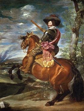 Gaspar de Guzmán, Herzog von Olivares zu Pferd