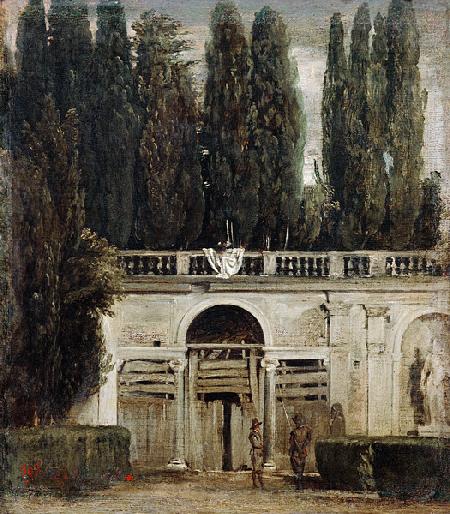 Garten der Villa Medici in Rom