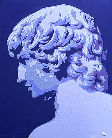 Blue Antinoos von Dietrich Moravec