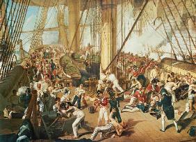 Der Tod Nelsons in der Schlacht bei Trafalgar