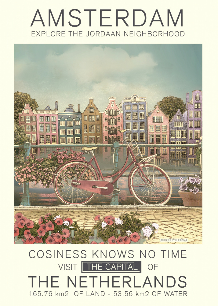 Amsterdam print von Dionisis Gemos