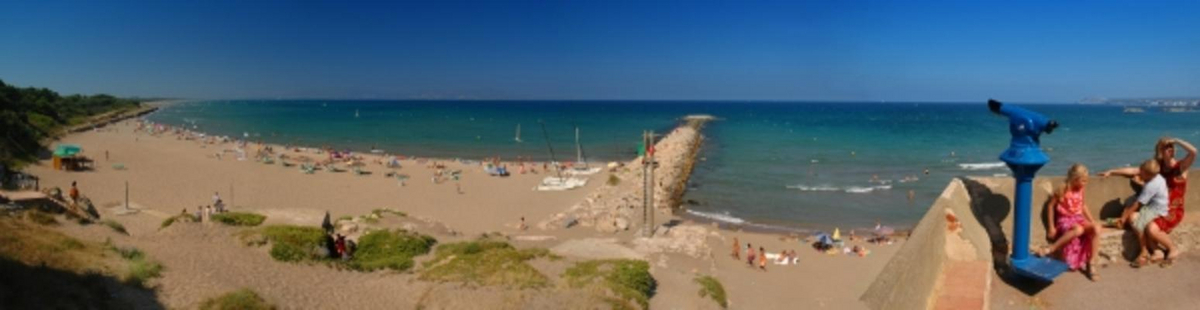 Strandpanorama von Dirk Dümpelmann