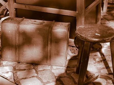 Möbel auf dem Flohmarkt