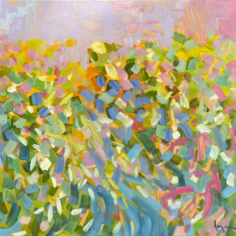 Df009sunrise On a Misty Morning I von Dorothy Fagan