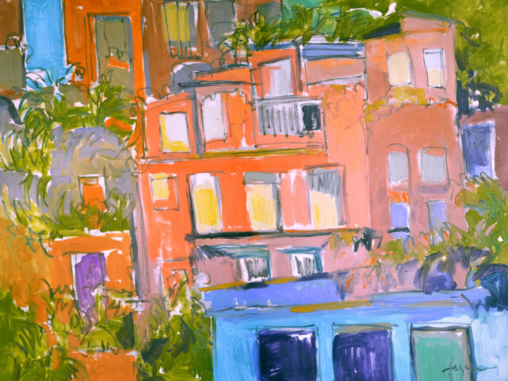 Village II von Dorothy Fagan