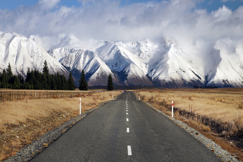 Lake Ohau Road von Dragan Keca
