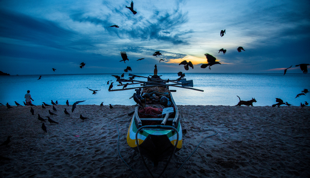 Sunset in Trinco von Dragan Tapshanov