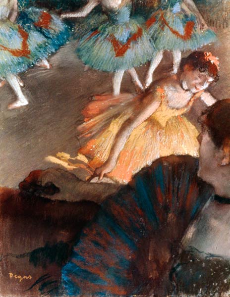 Ballett, von einer Loge aus gesehen von Edgar Degas
