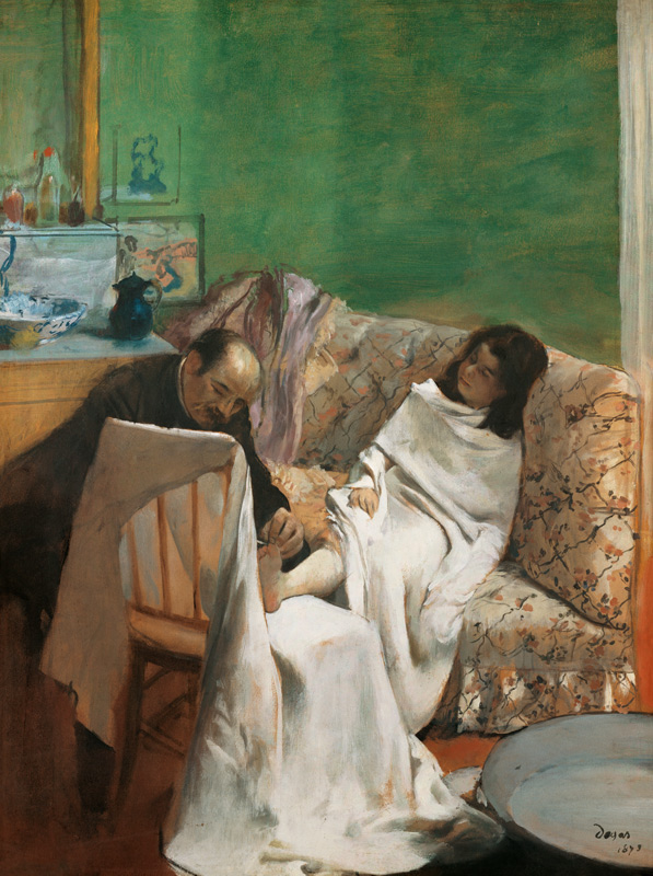 Die Fußpflege von Edgar Degas