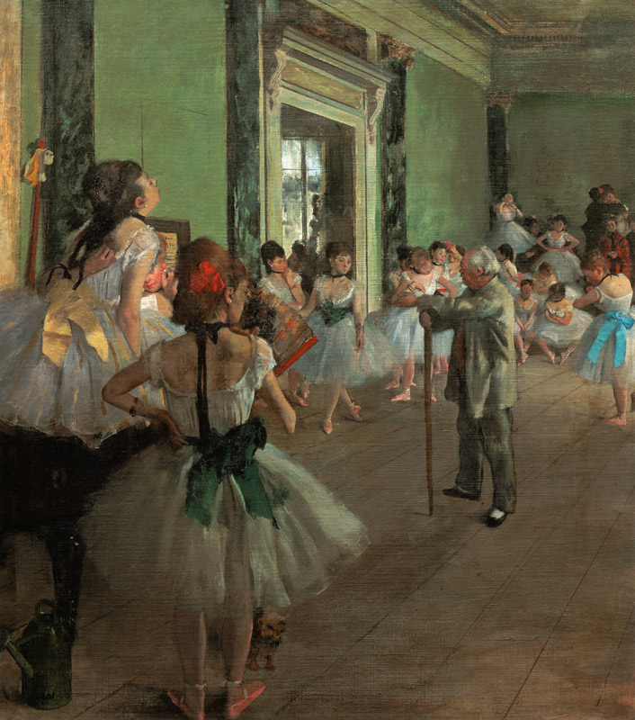 Die Tanzklasse von Edgar Degas