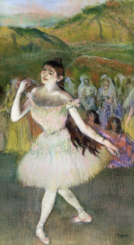Pink Dancer von Edgar Degas
