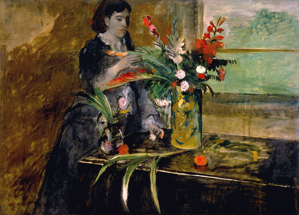 Porträt von Estelle Musson Degas von Edgar Degas