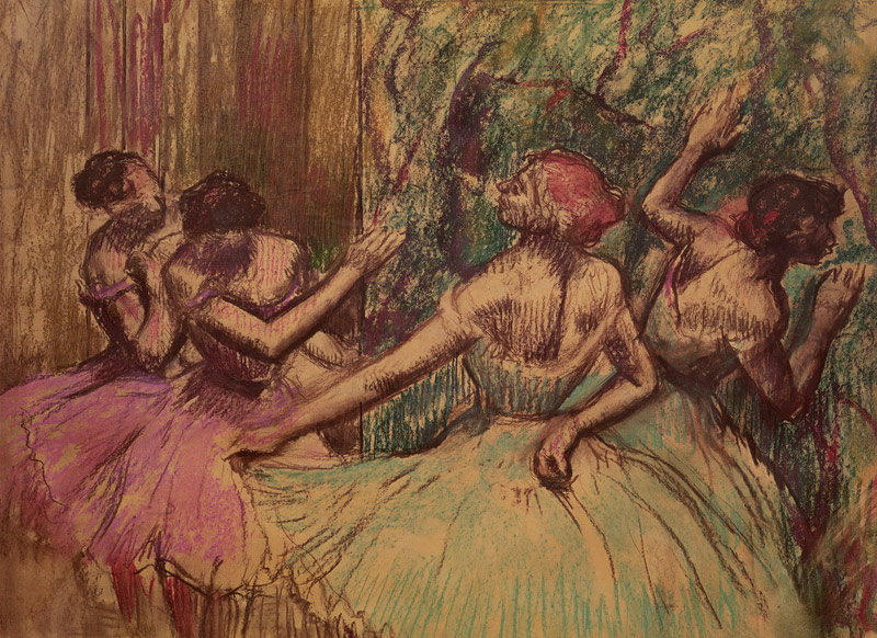 Dancers in the Wings von Edgar Degas