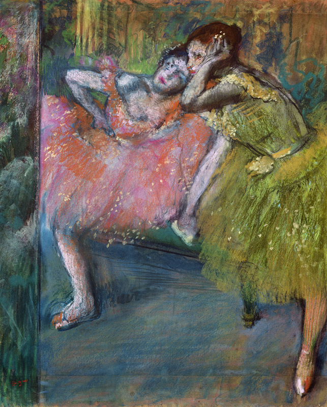Two Dancers in the Foyer von Edgar Degas