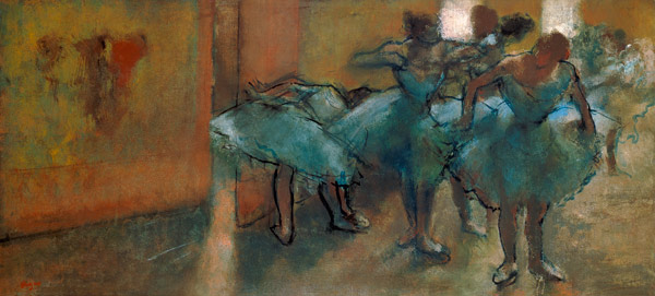 Im Übungsraum des Balletts. von Edgar Degas