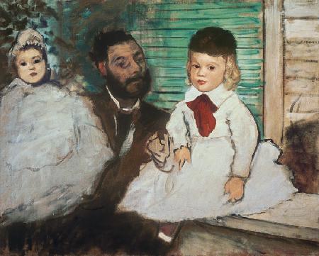 Baron Lepic with his two daughters