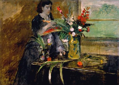 Porträt von Estelle Musson Degas