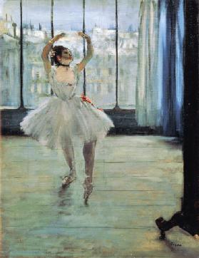 Dancer in Front of a Window (Dancer at the Photographer's Studio)